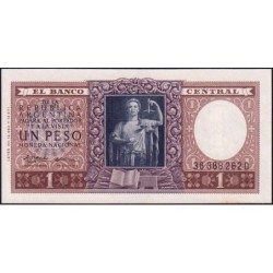 Argentine - Pick 263b_2 - 1 peso - Série D - 1956 - Etat : pr.NEUF