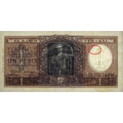 Argentine - Pick 263b_2 - 1 peso - Série D - 1956 - Etat : pr.NEUF