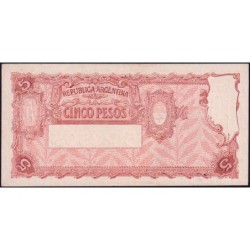 Argentine - Pick 264_6 - 5 pesos - Série H - 1958 - Etat : SUP