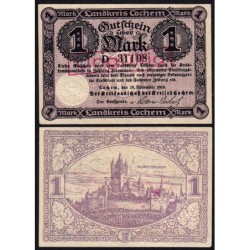 Allemagne - Notgeld - Cochem - 1 mark - 19/11/1918 - Série D - Etat : NEUF