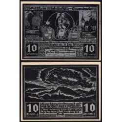 Allemagne - Notgeld - Fränkisch-Crumbach - 10 pfennig - 01/04/1921 - Etat : pr.NEUF