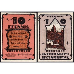 Allemagne - Notgeld - Gadebusch - 10 pfennig - 1921 - Etat : NEUF