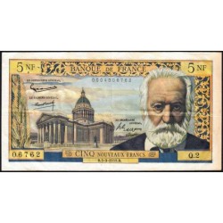 F 56-01 - 05/03/1959 - 5 nouv. francs - Victor Hugo - Série Q.2 - Etat : TB+