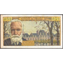 F 56-01 - 05/03/1959 - 5 nouv. francs - Victor Hugo - Série Q.2 - Etat : TB+