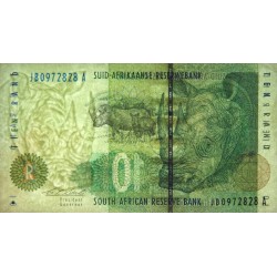 Afrique du Sud - Pick 123a - 10 rand - Série JB A - 1993 - Etat : SUP