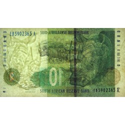 Afrique du Sud - Pick 123a - 10 rand - Série EB A - 1993 - Etat : SUP