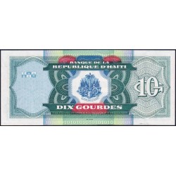 Haïti - Pick 265a_2 - 10 gourdes - Série BQ - 2000 - Etat : NEUF