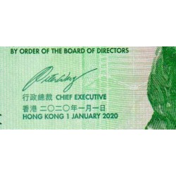 Hong Kong - HSBC Limited - Pick 219b - 50 dollars - Série DT - 01/01/2020 - Etat : NEUF