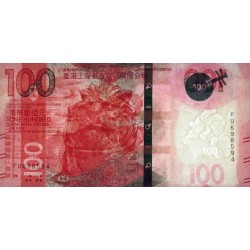 Hong Kong - HSBC Limited - Pick 220b - 100 dollars - Série FU - 01/01/2022 - Etat : NEUF