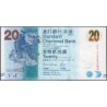 Hong Kong - Standard Ch. Bank - Pick 297e - 20 dollars - Série GD - 01/01/2016 - Etat : NEUF