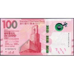 Hong Kong - Standard Ch. Bank - Pick 304b - 100 dollars - Série AY - 01/01/2020 - Etat : NEUF