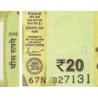 Inde - Pick 110d_1 - 20 rupees - Série 67N - Lettre A - 2022 - Etat : NEUF