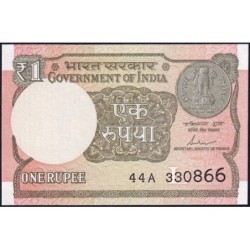 Inde - Pick 117c - 1 rupee - Série 44A - Lettre L - 2017 - Etat : NEUF