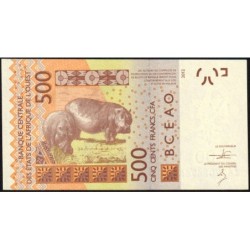 Côte d'Ivoire - Pick 119Ac - 500 francs - 2014 - Etat : NEUF