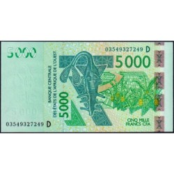 Mali - Pick 417Da - 5'000 francs - 2003 - Etat : NEUF