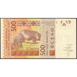 Sénégal - Pick 719Kb - 500 francs - 2013 - Etat : TTB+