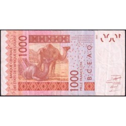 Togo - Pick 815Td - 1'000 francs - 2009 - Etat : TB+