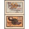 Allemagne - Notgeld - Glashütte - 50 pfennig - Konto 5 - Type 4 - 01/08/1921 - Etat : SUP