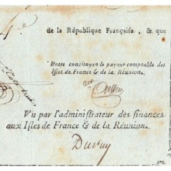 Isle de France - Kolsky non rép. - 25'500 livres - 20/05/1796 - Etat : TTB