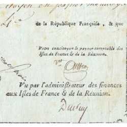 Isle de France - Kolsky non rép. - 25'500 livres - 20/05/1796 - Etat : TTB