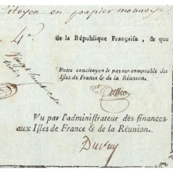 Isle de France - Kolsky non rép. - 25'500 livres - 20/05/1796 - Etat : TTB