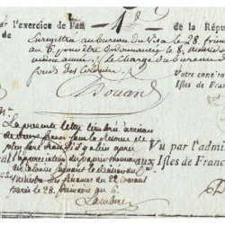 Isle de France - Kolsky non rép. - 25'500 livres - 20/05/1796 - Etat : TTB