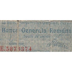 Roumanie - Pick M2a_1 - 50 bani - Série E - 1917 - Etat : B