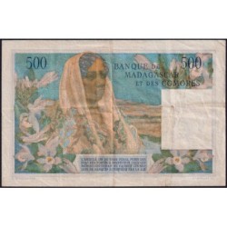 Madagascar - Pick 47a_1 - 500 francs - Série S.158 - 30/06/1950 - Etat : TTB