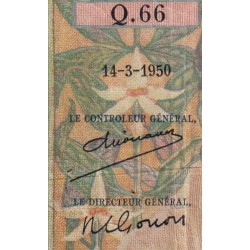 Madagascar - Pick 48a_1 - 1'000 francs - Série Q.66 - 11/03/1950 - Etat : AB