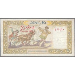 Algérie - Pick 119a_2- 10 nouv. francs - Série J.722 - 10/02/1961 - Etat : TTB