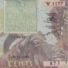 Algérie - Pick 111 - 5 nouv. francs sur 500 francs - Série W.1157 (rempl.) - 19/11/1956 - Etat : SUP