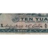 Chine - Central Bank of China - Pick 218a_2 - 10 yüan - Série A/S X - 1936 - Etat : TB