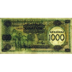 Grèce - Pick 111a - 1'000 drachmai - Série Γ 174 - 1939 (1941) - Etat : TTB-