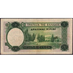 Grèce - Pick 111a - 1'000 drachmai - Série Ε 152 - 1939 (1941) - Etat : TB