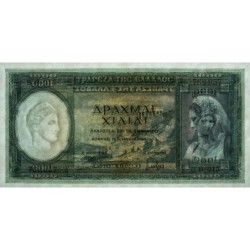 Grèce - Pick 110a - 1'000 drachmai - Série Θ 015 - 01/01/1939 - Etat : SPL+