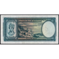 Grèce - Pick 110a - 1'000 drachmai - Série Κ 118 - 01/01/1939 - Etat : TTB+