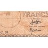 Djibouti - Pick 14 - 5 francs - Série C.34 - 1944 - Etat : B-