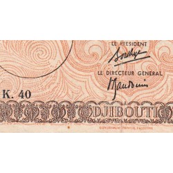 Djibouti - Pick 14 - 5 francs - Série K.40 - 1944 - Etat : TB+ à TTB