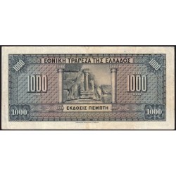 Grèce - Pick 100b - 1'000 drachmai - Série ΛΖ 036 - 04/11/1926 (1928) - Etat : TB+