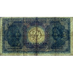 Malaisie et Bornéo Britannique - Pick 1a - 1 dollar - Série A/66 - 21/03/1953 - Etat : TB-