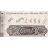 Assignat 09a-v1 - 100 livres - 29 septembre 1790 - Série J - Etat : TTB+