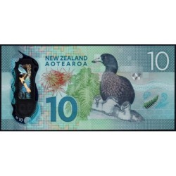 Nouvelle Zélande - Pick 192a - 10 dollars - Série AH - 2015 - Polymère - Etat : SPL