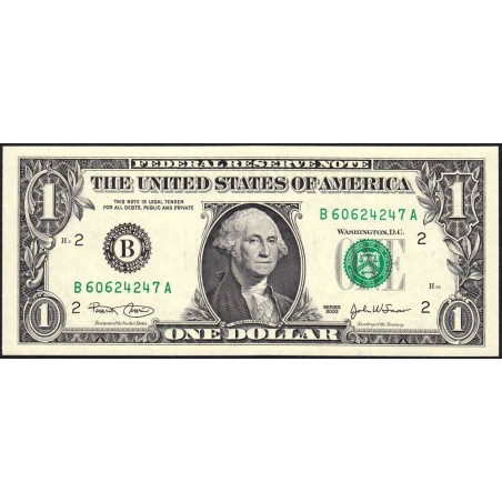 Etats Unis - Pick 515a_1 - 1 dollar - Série B A - 2003 - New York - Etat : NEUF