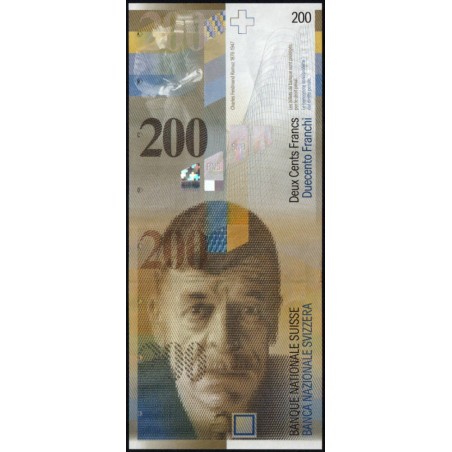 Suisse - Pick 73c_1 - 200 francs - Série 06N - 2006 - Etat : SUP