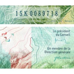 Suisse - Pick 77a_2 - 50 francs - Série 15K - 2015 - Etat : NEUF