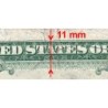 Etats Unis - Pick 416D2d - 1 dollar - Série W F - 1935 D - Etat : B-