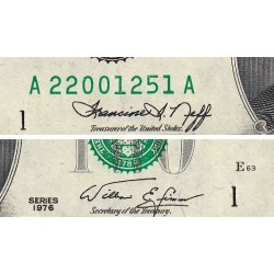 Etats Unis - Pick 461 - 2 dollars - Série A A - 1976 - Boston - Etat : SUP