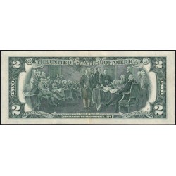 Etats Unis - Pick 461 - 2 dollars - Série B A - 1976 - New York - Etat : SUP