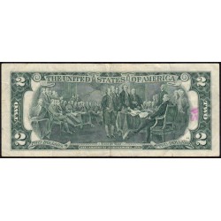 Etats Unis - Pick 461 - 2 dollars - Série C A - 1976 - Philadelphie - Etat : TB-