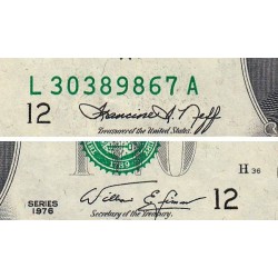 Etats Unis - Pick 461 - 2 dollars - Série L A - 1976 - San Francisco - Etat : SUP